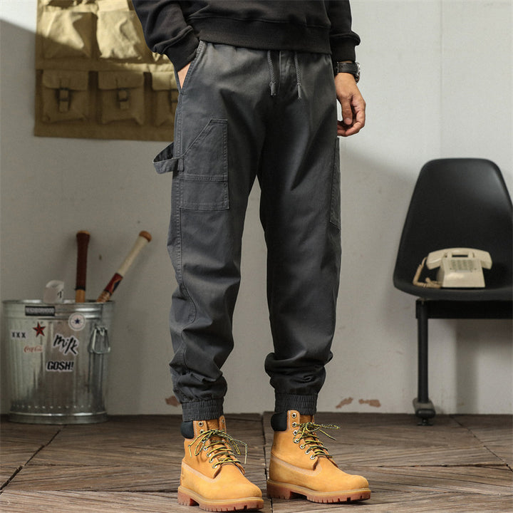Pantalon cargo confortable pour hommes avec poches latérales pratiques Lune London