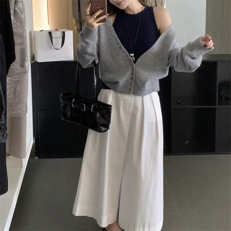 Cardigan en tricot loose pour femmes Chic & Stil