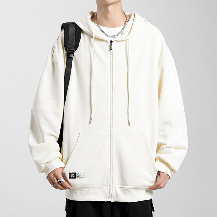 Men's comfortable zip-up hoodie with oversized fit Lune London