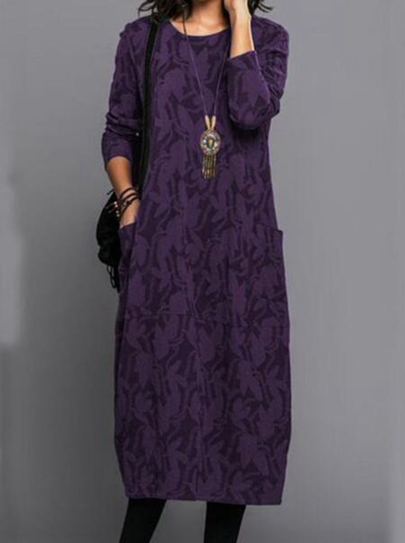 Casual long sleeve dress for women with practical pockets Lune London