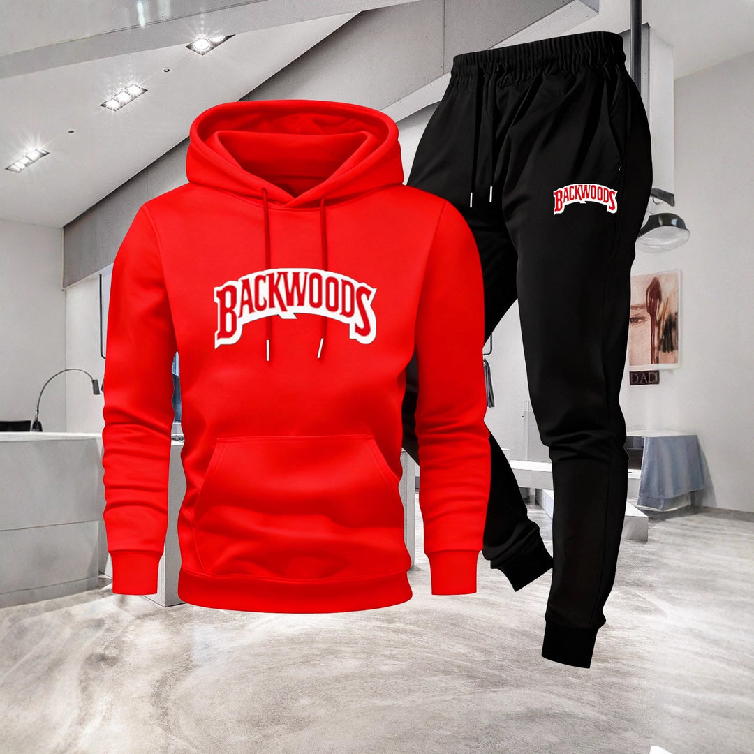 Ladies' hooded tracksuit with stylistic logo application Chic & Stil