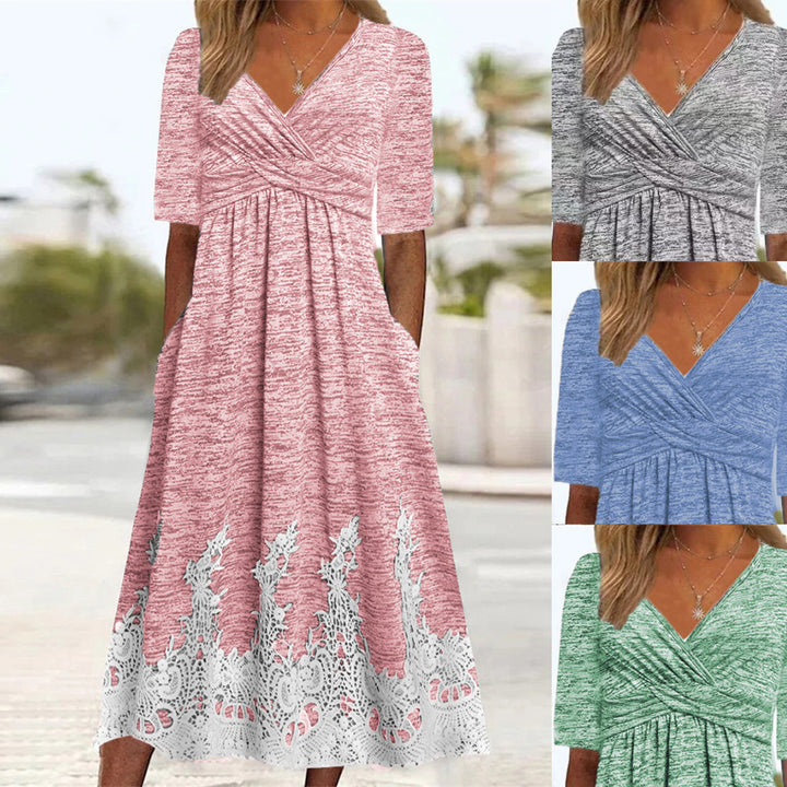 Lune London Lace Midi Dress for Women
