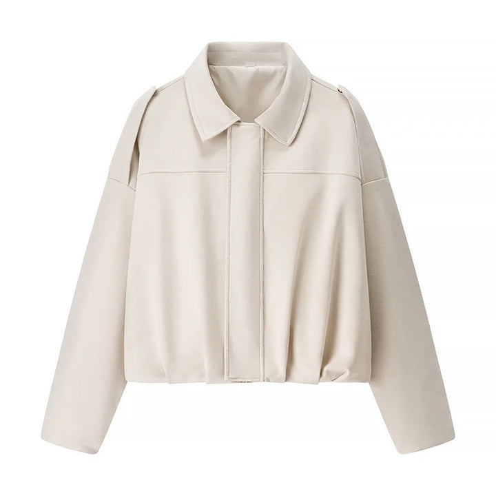 Trendy cropped jacket for women with comfortable cuffs and an elegant collar Lune London