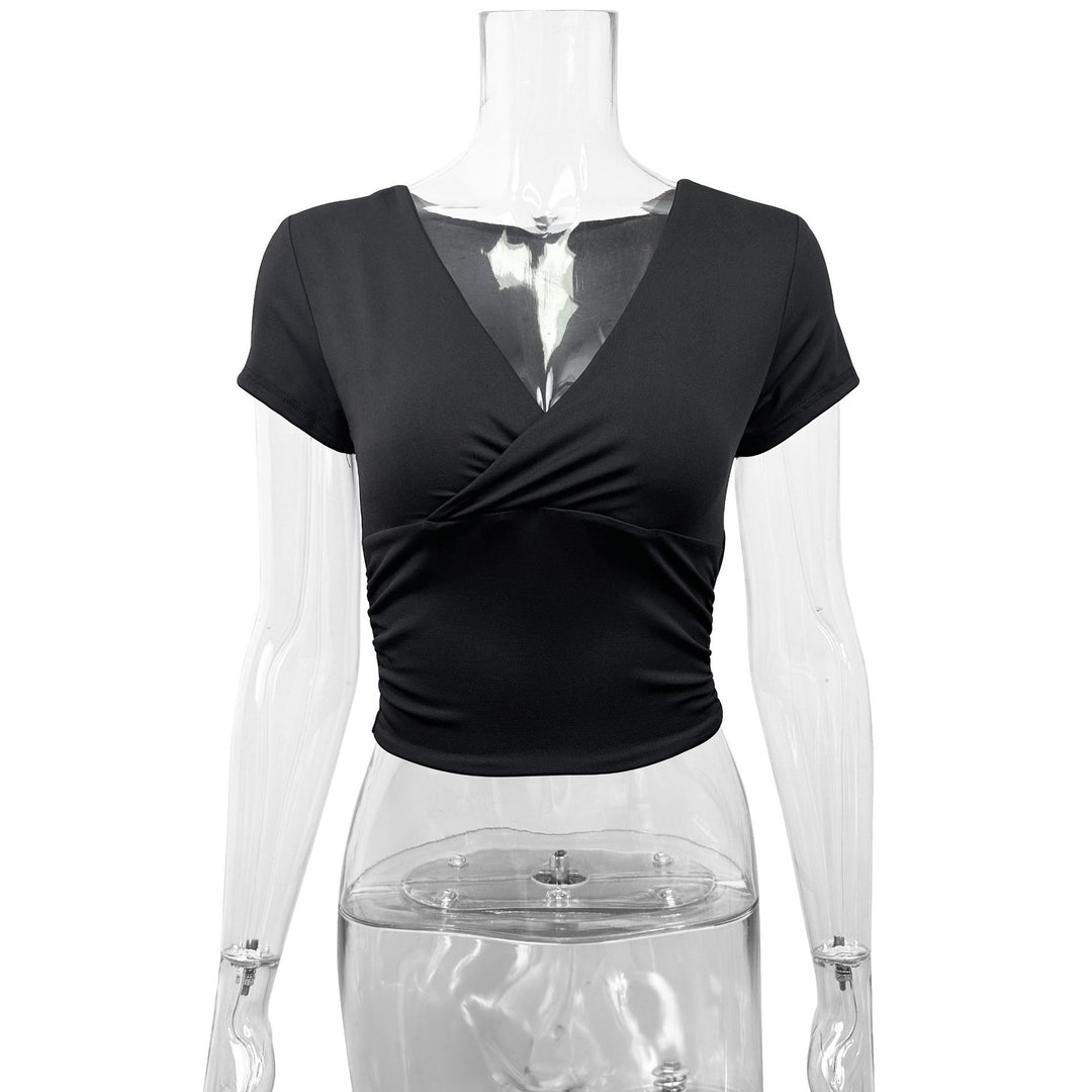 Women Short Sleeve Bodycon Top Lune London