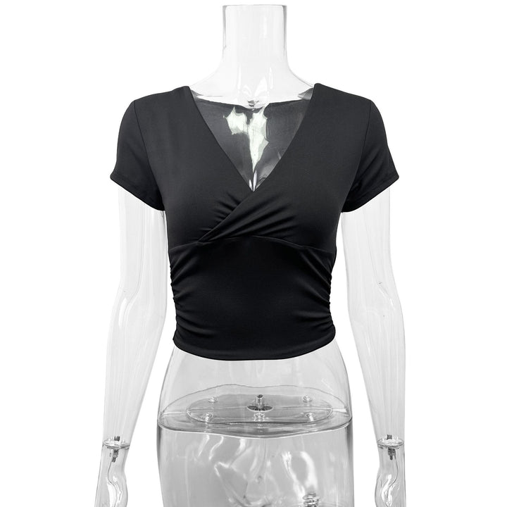 Women Short Sleeve Bodycon Top Lune London