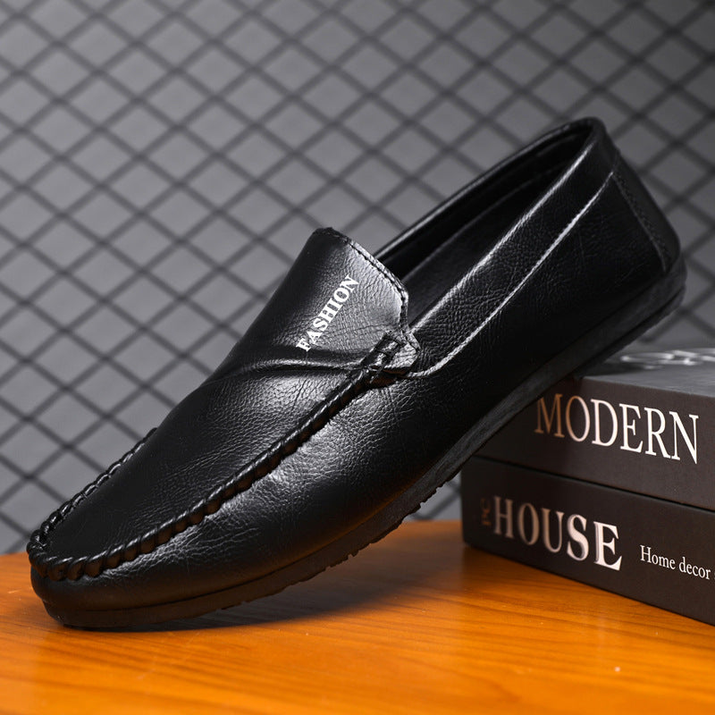 Men's moccasins with hand-stitched upper material and lightweight comfort Lune London
