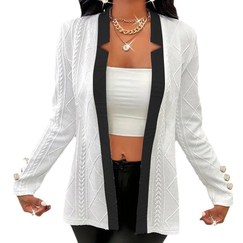 Elegant blazer jacket for women with structured design and high-quality button details Lune London