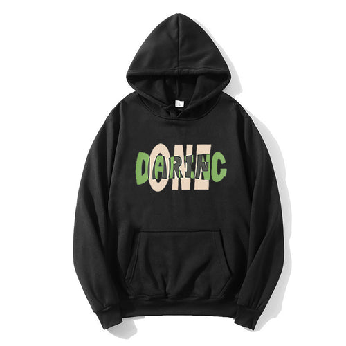 Women’s hoodie with large printed lettering Chic & Stil