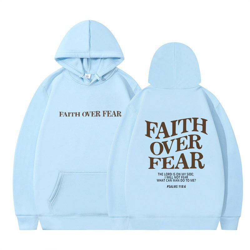 Women's hoodie with inspirational lettering and high-quality cotton Lune London