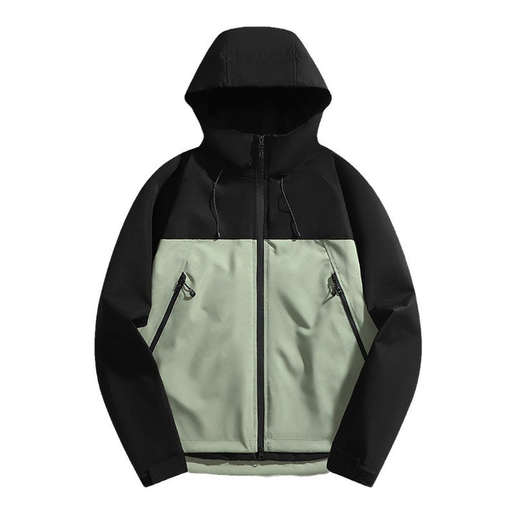 Men's waterproof outdoor jacket with adjustable hood Lune London