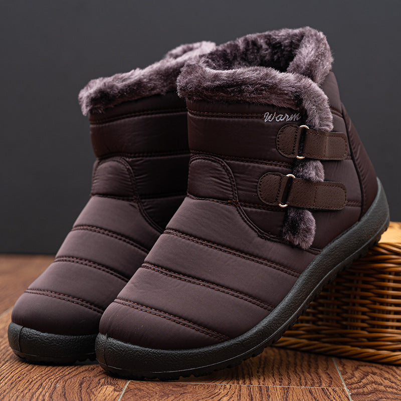 Bottes d'hiver à lacets isolées et chaudes pour femmes Lune London