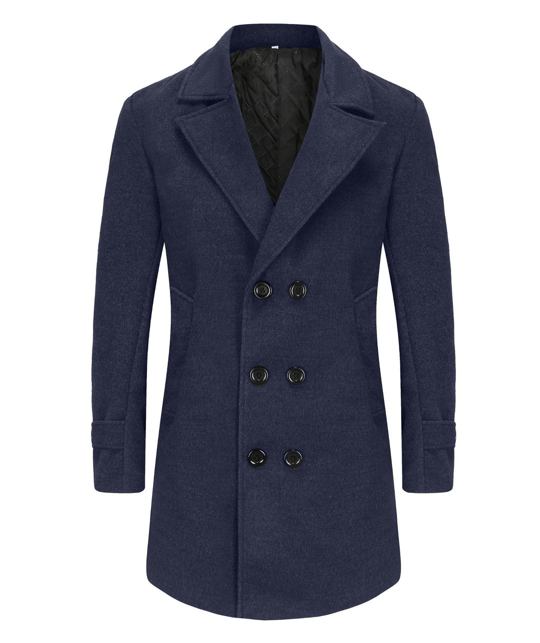 Elegant double wool coat for men Lune London