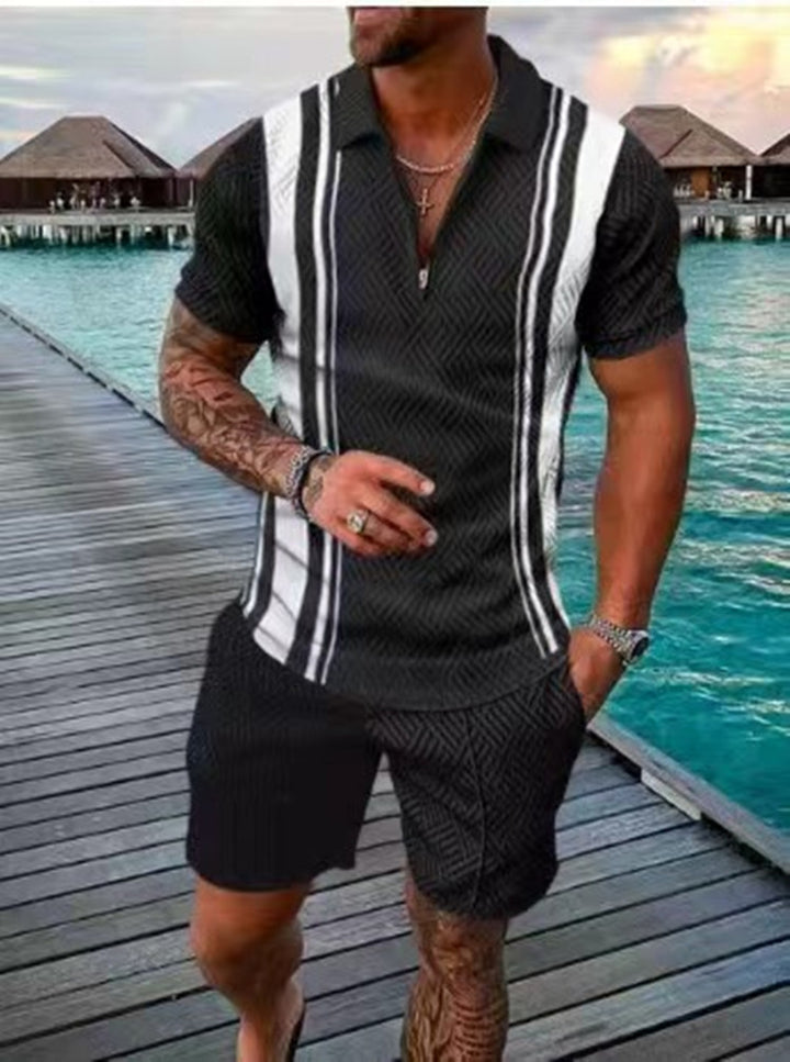 Men's Casual Polo Structured Chic Combination and Style