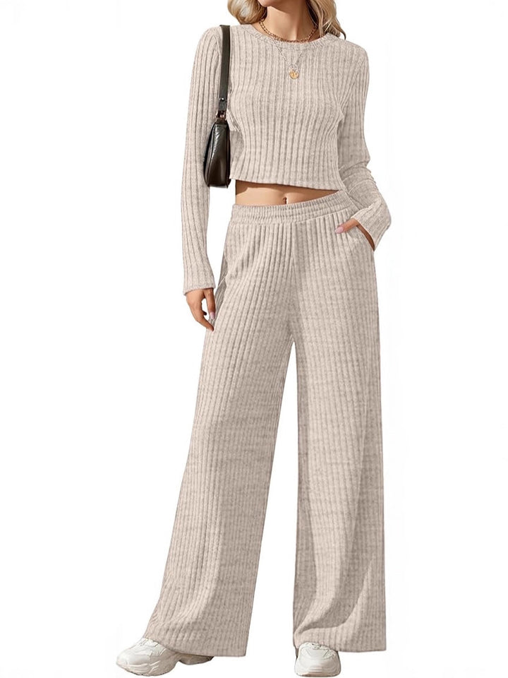 Ensemble en tricot élégant et décontracté pour femmes avec coupe ample Chic & Stil