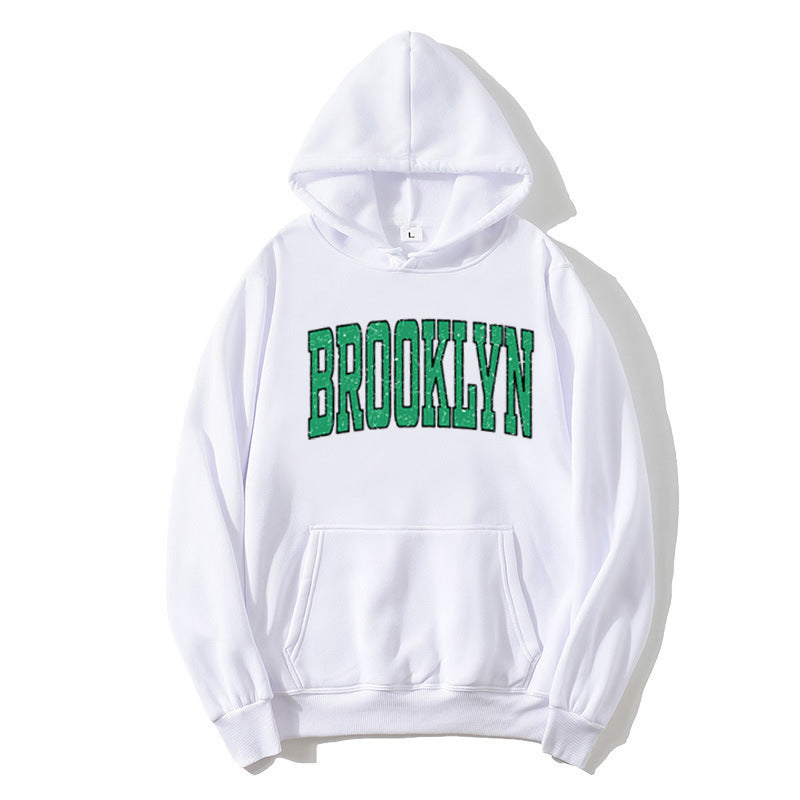 Women's Hoodie with Casual Brooklyn Print Chic & Stil