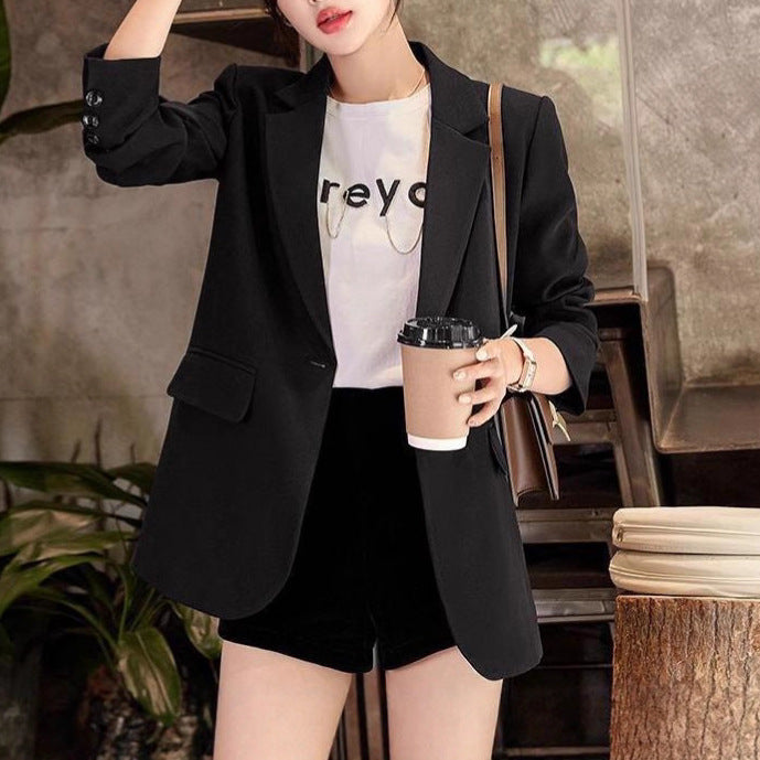 Blazer moderne pour femmes à revers hauts Chic & Stil