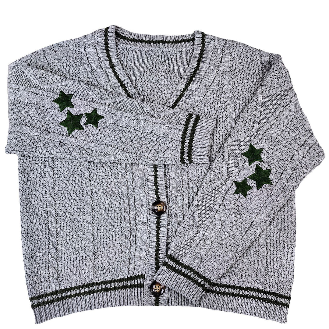 Lady cardigan with twisted pattern Lune London