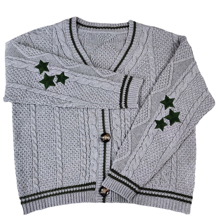 Lady cardigan with twisted pattern Lune London