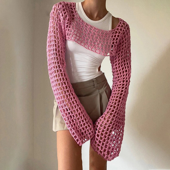 Ladies open cardigan with wide sleeves Lune London