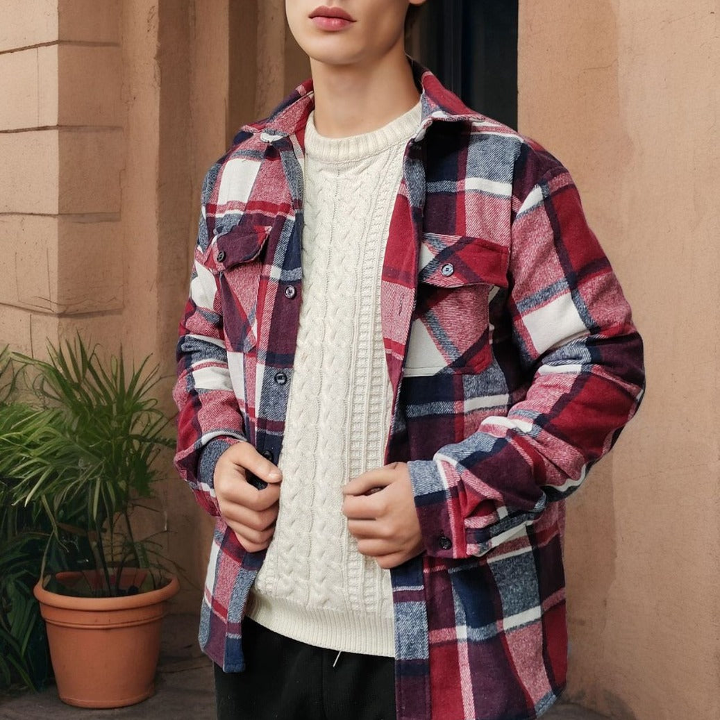 Casual carrot jacket for men in high-quality cotton blend Lune London