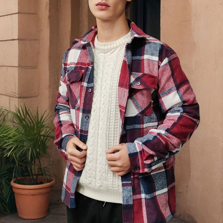 Casual carrot jacket for men in high-quality cotton blend Lune London