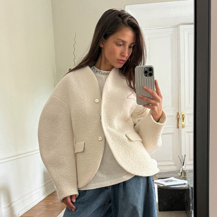 Ladies Chic Oversized Blazer Jacket Lune London