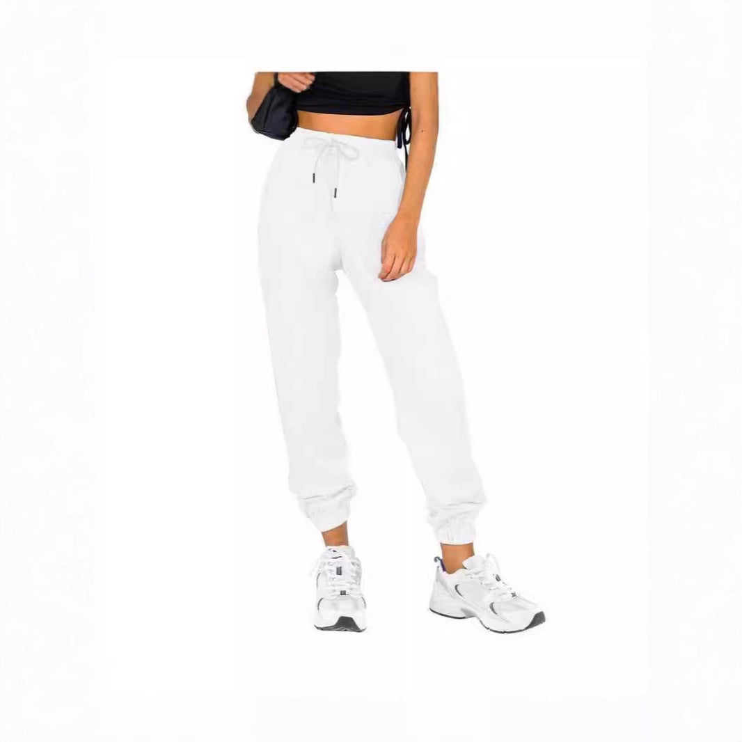 Women Comfortable Relaxed Fit Jogging Pants with Elastic Waistband and Practical Pockets Chic & Stil