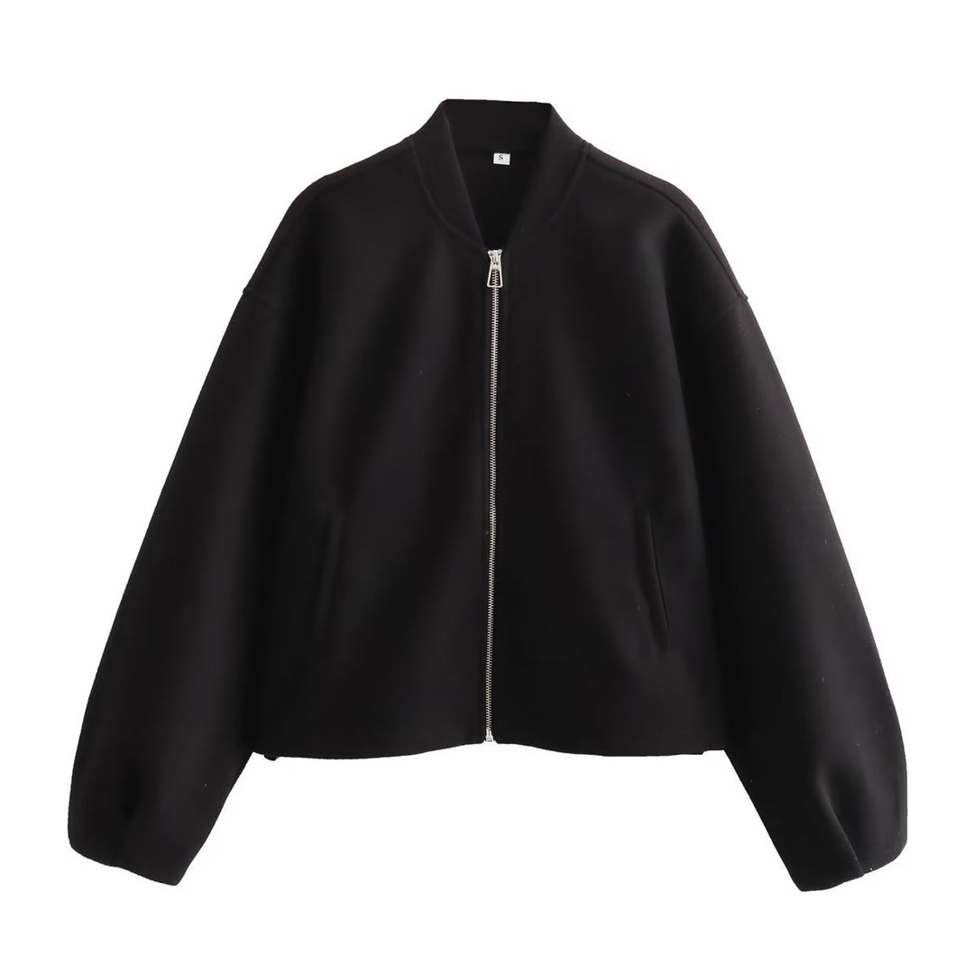 Casual bomber jacket for women with practical pockets and modern cut Lune London