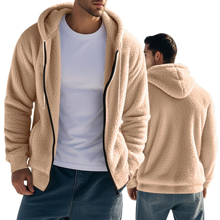 Men's fleece jacket with oversized cut Lune London