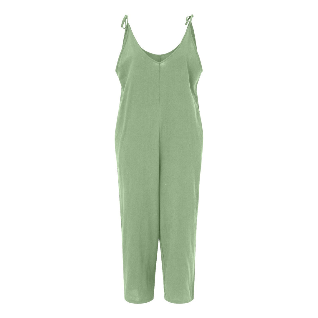 Ladies Leisure Spaghetti Strap Overall Lune London