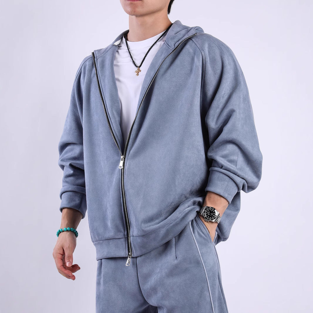 Ladies Fleece Hoodie with a practical zipper on the front and a comfortable fit Lune London