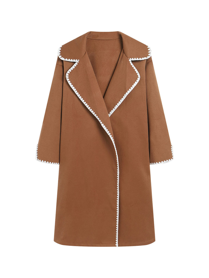Women’s Trendy Transitional Blazer with Decorative Edges Lune London