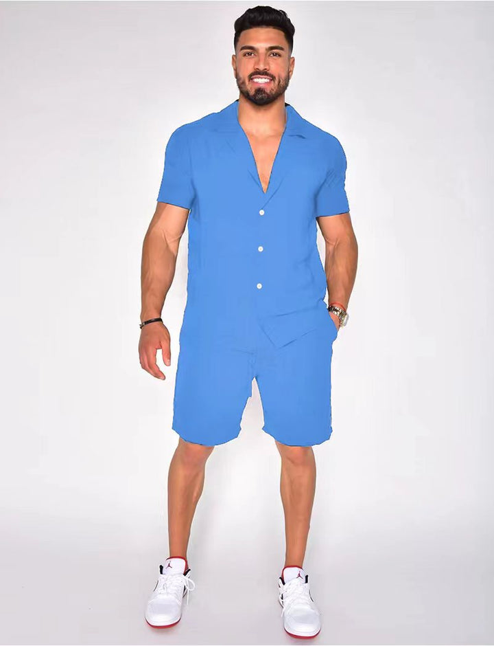Short Sleeve Shirt for Men Set Lune London