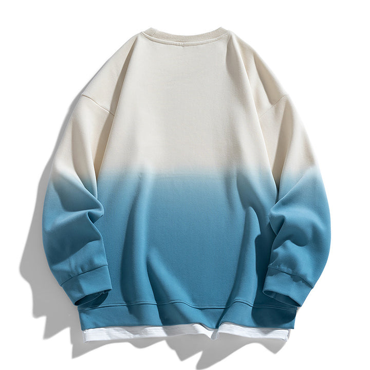 Lune London color gradient casual sweatshirt