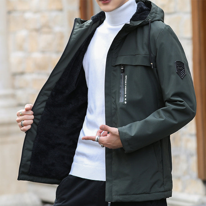Waterproof and insulated jacket for men with soft inner lining Lune London