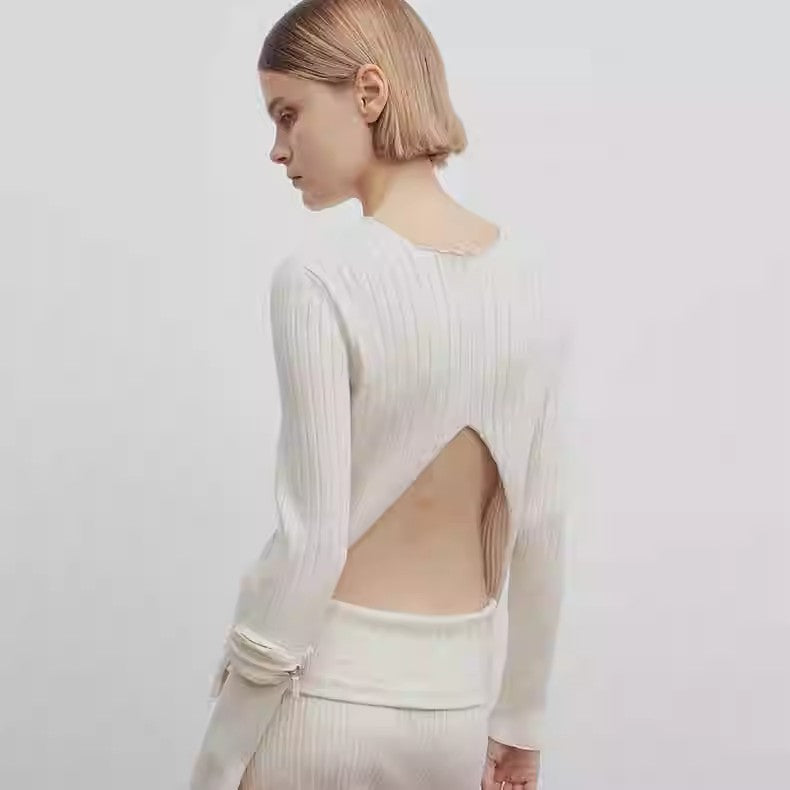 Pull fin en maille pour femmes Chic & Stil