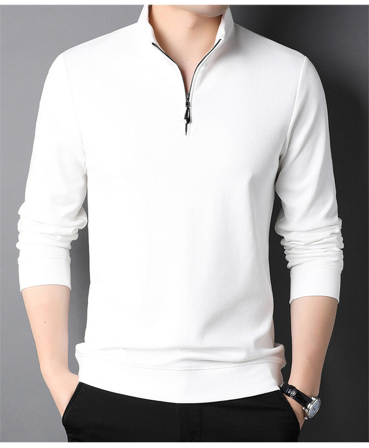 Men's turtleneck pullover with zipper Lune London