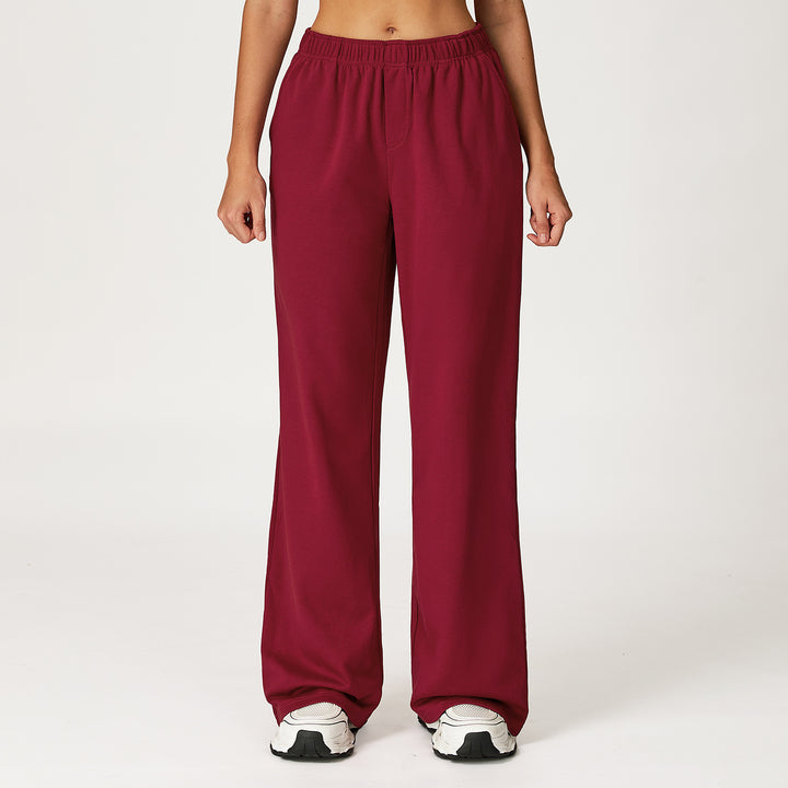 Pantalon décontracté pour femmes avec taille élastique et coupe ample Chic & Stil