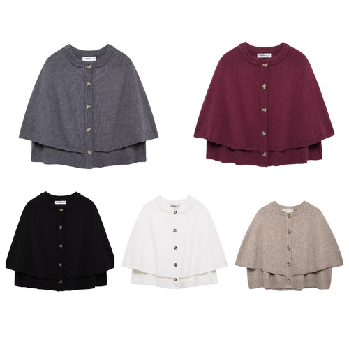 Lune London women's knitted poncho