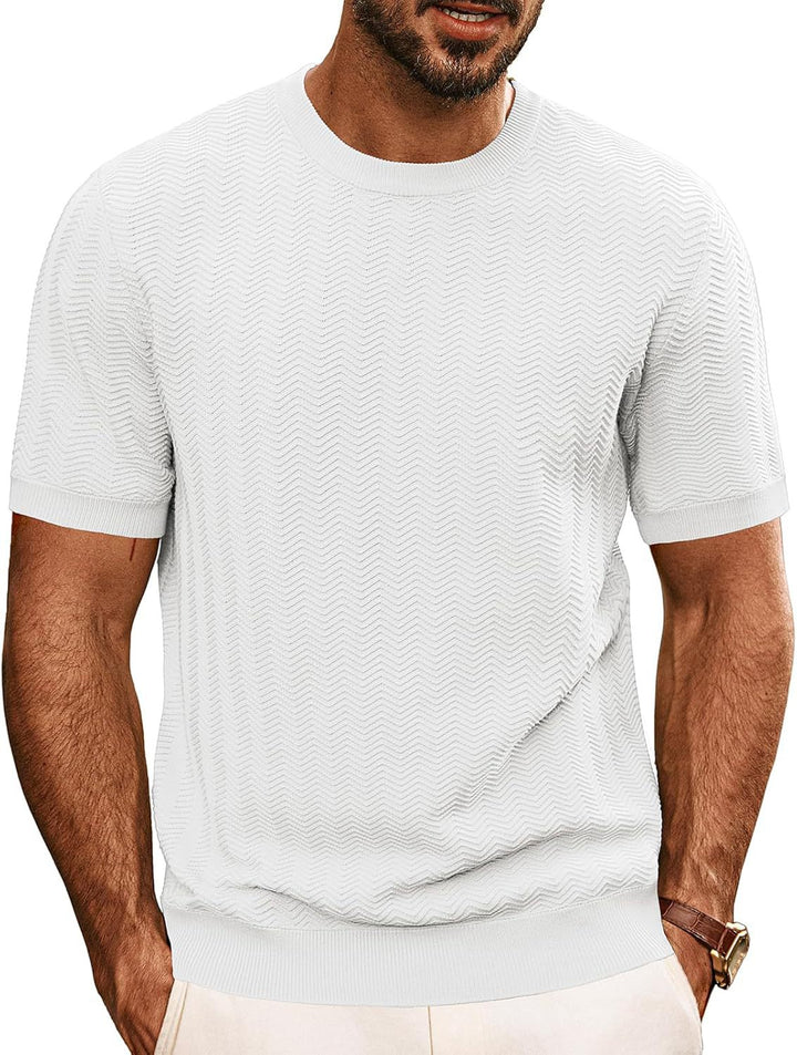 Men's structured crew neck t-shirt Lune London