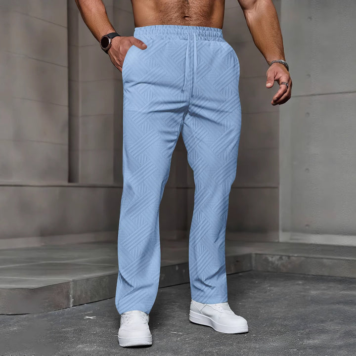 Comfortable sporty jogging pants for men with elastic waist and structured design Lune London