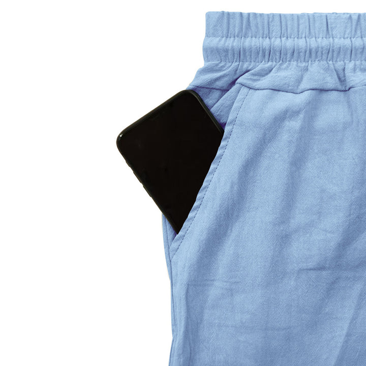 Casual cargo pants for men with comfortable waistband and practical pockets Lune London