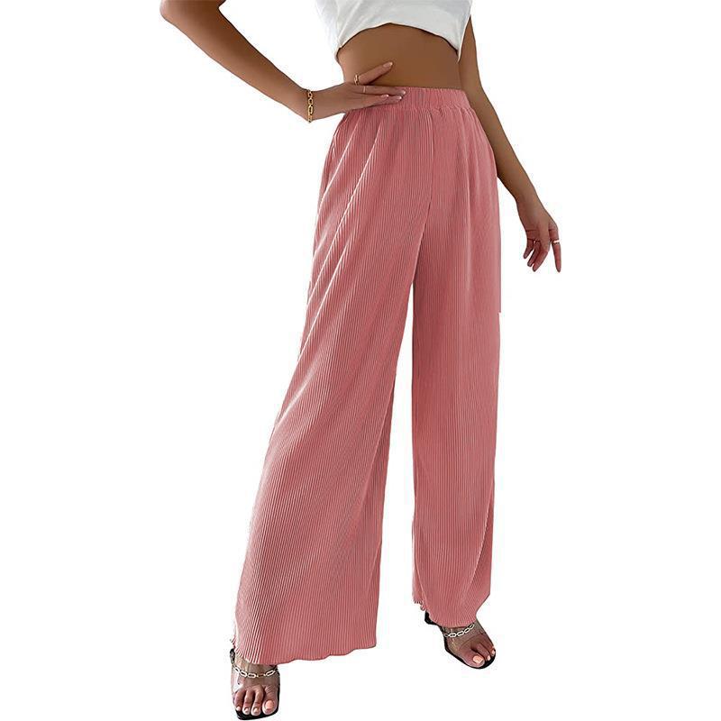 Lune London fluid pleated wide pants for women