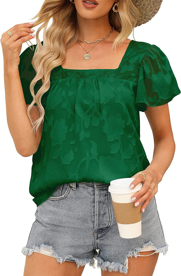 Ladies elegant blouse with a delicate floral pattern Lune London