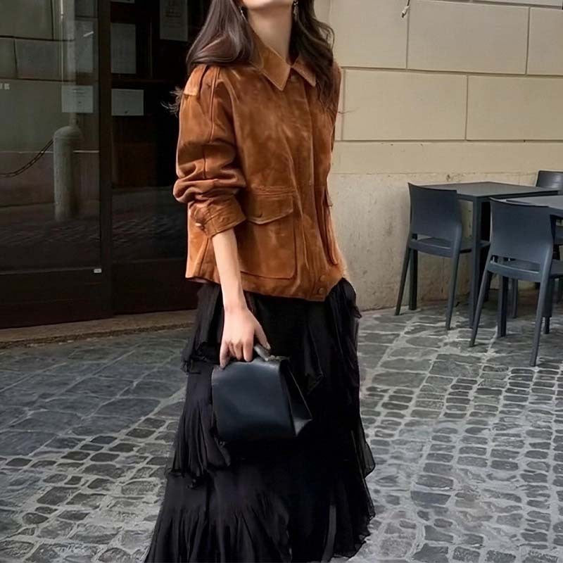 Veste élégante légère pour femmes avec coupe oversize et poches pratiques Chic & Stil