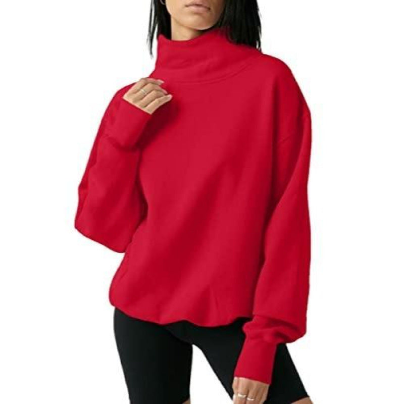 Dames Pull à col roulé oversize Chic & Stil