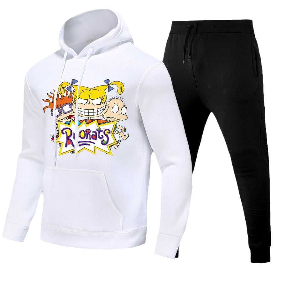 Women's hoodie and jogger set with a creative cartoon design Lune London