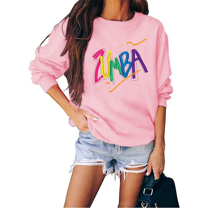 Sweatshirt pour femmes avec un design Zumba moderne et une coupe décontractée Chic & Stil