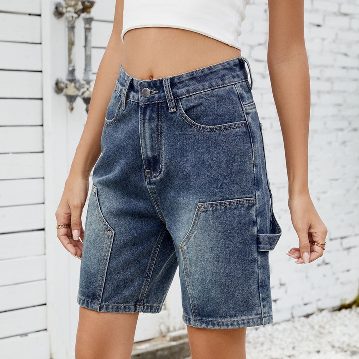 Lune London Utility Denim Shorts for Women