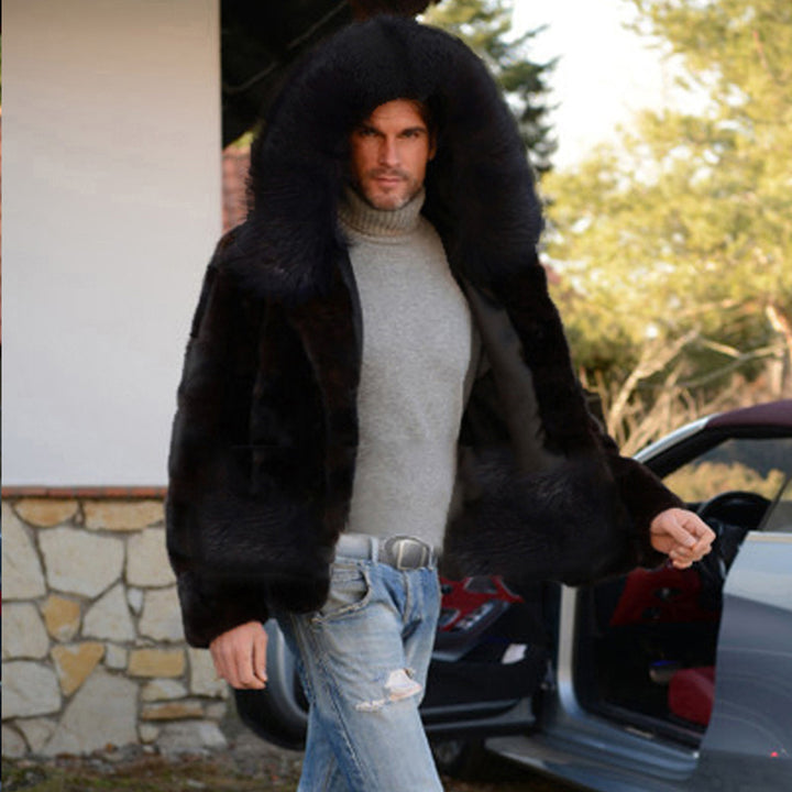 Lune London Men's Faux Fur Jacket